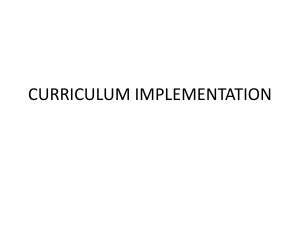 Curriculum Implementation: A Comprehensive Guide