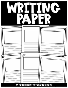 Writing Paper Templates for Kids