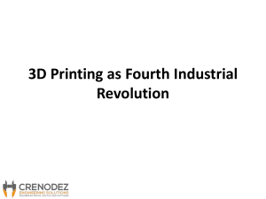 3D Printing: Fourth Industrial Revolution Impact & Benefits