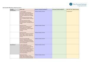 IGCSE English 0500 Scheme of Work: Year 10 & 11