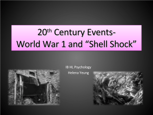 WWI & Shell Shock: Psychological Impact Presentation