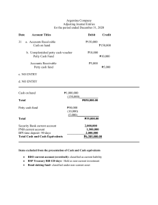 Argentina Company Adjusting Journal Entries