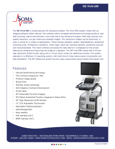 GE Vivid E90 Ultrasound System Brochure