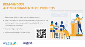 Acompanhamento de Projetos: Business Model Canvas