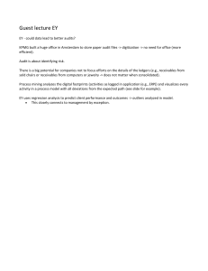 Data-Driven Audits: EY Guest Lecture