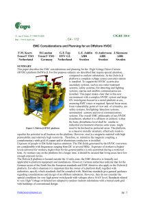 EMC Planning for Offshore HVDC Platforms