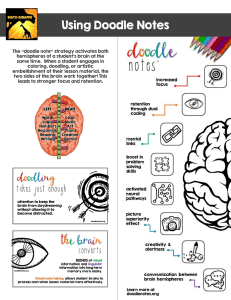 Doodle Notes: Brain Benefits & Activities