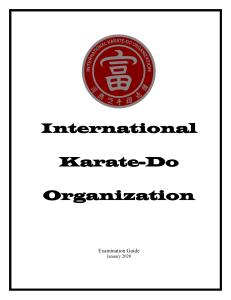 Karate Examination Guide: History, Styles, and Techniques