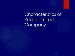 Public Limited Company (PLC) Characteristics & Info
