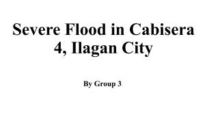 Severe Flood in Cabisera 4, Ilagan City Report