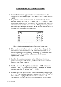 Semiconductor Sample Questions