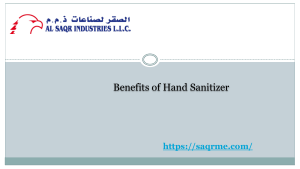 Hand Sanitizer Benefits: Cleanliness, Portability & Health