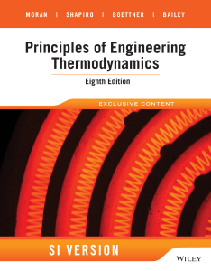 Engineering Thermodynamics Textbook, 8th Edition