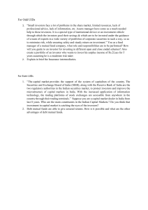 Finance Exam: Capital Markets & Mutual Funds