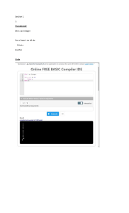 Basic Programming Loops: Pseudocode, Code, Flowcharts