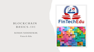 Blockchain Basics: Introduction to Distributed Ledger Technology
