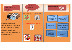 Diabetes: Definition, Lifestyle Changes, Warning Signs