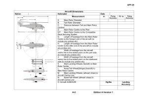 Helicopter Aircraft Dimensions Form (APP-29)