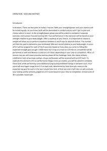 Operation Seek and Destroy Training Plan