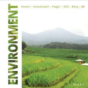 Environment Textbook 9th Edition