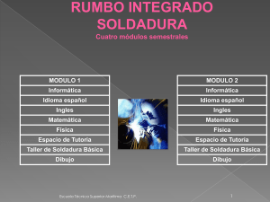 Plan de Estudios Soldadura Integrada