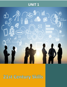 21st Century Skills: Coursebook Unit