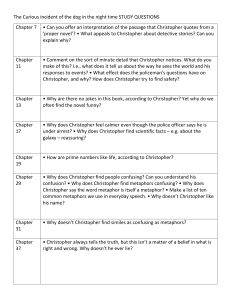 The Curious Incident Study Questions