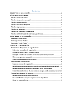 Negociación: Conceptos, Técnicas y Estrategias