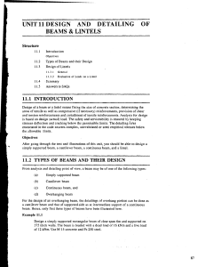 Beam & Lintel Design: Structural Engineering Guide