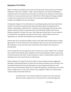 Tim O'Brien Biography: Life, War, and Writing