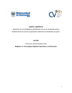 Gamificación y Moodle para la Comprensión Lectora