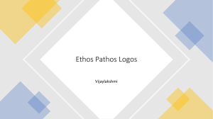 Ethos Pathos Logos Presentation