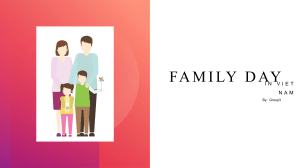 Family Day in Vietnam Presentation