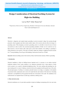 Electrical Earthing System Design for High-Rise Buildings