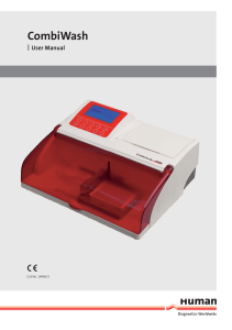 CombiWash User Manual