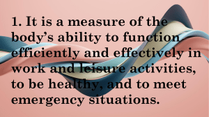 Physical Fitness & First Aid Worksheet