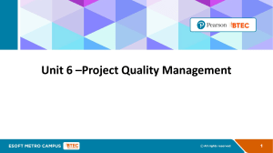 Project Quality Management Presentation
