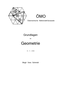Grundlagen der Geometrie: ÖMO-Vorbereitung