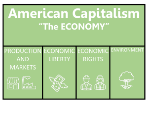American Capitalism: Economy, Production, Rights