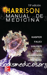 Harrison Manual de Medicina, 19a Edición
