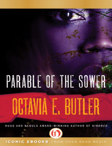 Parable of the Sower by Octavia E. Butler