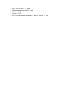 Electronic Components List