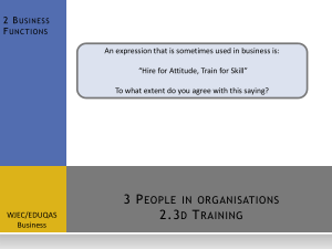 Business Training Methods: On-the-Job, Off-the-Job, Induction