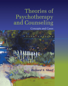 Theories of Psychotherapy and Counseling: Concepts & Cases