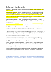 La Gran Depresión: Causas y Consecuencias