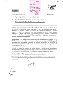 Memorando Norma Operacional nº 31: Geração Hidráulica