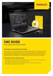 FANUC CNC GUIDE Software: PC Simulation for CNC Controls