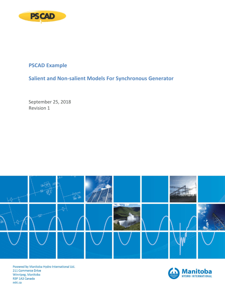 Synchronous Generator Models in PSCAD
