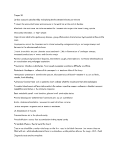 Cardiology & Pulmonology Study Notes