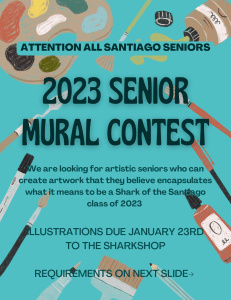 2023 Senior Mural Contest Flyer